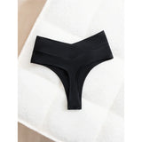 S - XL High Waist High Leg Cut Bikini Bottom Swim Brief Women Swimwear Female Bather Brazilian Tanga Panties Underwear V7095