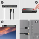 Ubisheng DVB T2 DVB C Digital Tuner H265 TDT HD FTA TV Recevier Multimedia Set Top Box Universal for European With AV For Old TV