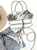 2026 New Sexy Bikini Leopard Bandage Swimwear Swimsuit Women Bikinis Set Bathing Suit Beach Bikini Female Costumi Da Bagno Donna