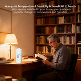 Tuya Zigbee Temperature And Humidity Sensor Indoor Smart Home Hygrometer Battery Powered Smart Life APP Z2M Real-time Monitoring