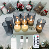 Rechargeable LED Candles With Remote Control LED Candles For Room Decor Birthday Home Decor Festival Decoration Flameless Candle