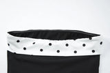 FDYOUI Women's Summer Polka Dot Patchwork Black Corset Sexy Off Shoulder Slim Crop Tops Streetwear Y2K Girls Backless Tank Top
