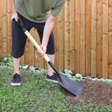 D-Handle Shovel With Steel Blade And Solid Wood Handle
