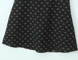 V Neck French Style Summer Women Dress Printed Boho Short Black Beach Dress Party Vintage Backless Tie Up Sexy Halter Dress 2025