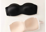 Vintage Multiway Bra Halter Neck Non-Slip Adhesive Bra for Small Bust Satin Backless Strapless Summer Lingerie UK S-XL MOYISU AB