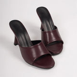 Big Size 42 Gold Sexy Slide Sandals Women Stiletto High Heel Party Slide Heels Backless High Heel Club Wedding Mules Shoes