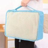Travel Handle Storage Bag Home Moving Luggage Bags Suitcase Sortting Mesh Bag Clothing Shoes Organizer Large Capacity