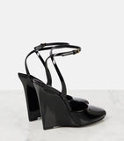 2025 Fashion Show Sandals For Women Sexy Square Open Toe Leopard Print Slope High Heel Shoes Summer Party Star Women's Sandals