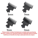 For Kemei KM-2299 1 2 3 5 7 9 11mm Professional Hair Trimmer Limit Comb Guards Hairdresser Hair Cutting Guide Barber Accesories