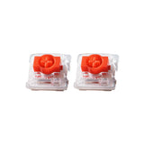 Fashion Solid Color Cross Keycap High Transparency Short Tripod Shaft For Free Accessories