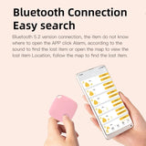 Mini Bluetooth 5.0 Tracker AntiLost Device Round Pet Kids Bag Wallet Tracking Smart Finder Locator