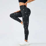 Trendy Starry Sky Sportswear Woman Gym Yoga Pants Seamless High Waist Women Sports Leggings Tummy Control Squat-Proof