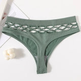 3Pcs/Set Sexy High Rise Panties Women Thongs Comfort G-String Underwear Sexy Lingerie Hollow Bottoms Female Underpants M-L