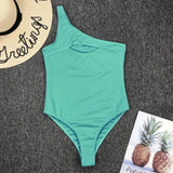 2023 Vintage Swimsuit Women One Piece Ruffle Strap Swimwear Female Push Up Monokini Padded Beach Bathing Suits Black Bodysuits