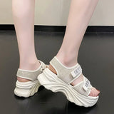 New Sports Sandals for Women Flat Bottomed Beach Shoes Thick Soled Casual Women Shoes Sandalias De Mujer 2025