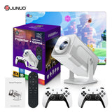 UBISHENG GAME Projector 4K Android Wifi6 Allwinner H713 BT5.0 1080P Cinema Outdoor Portable Projetors