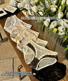 2026 Mid-waist Lace Panties Seamless Soft Mulberry Silk Bottom Crotch Women's Lace Panties Women