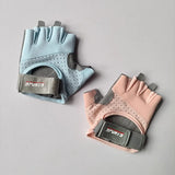 Women's Anti-Slip Wear-Resistant Fitness Half Finger Gloves for Yoga Spinning Bike Sports Cycling - Sweat Absorbent Cocoon-Free