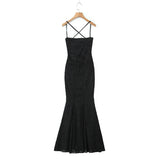 Backless Lace Up Trumpet White Party Dress Vestidos Para Mujer Sexy New in Long Dresses 2025 Spring Summer Elegant Sundress