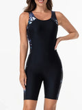 2026 Vintage Racing Swimsuit One Piece Long Knee Swimwear Women Rush Guard Bathing Swimming Swim Suit Female Beachwear XXL