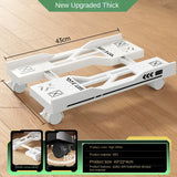 New CPU Stand Adjustable Bracket PC Holder Cart Mobile Computer Tower Stand with Rolling Caster Wheels Adjustable Desktop Stand