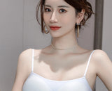 MOYISU Strapless Push Up Bra Underwear, Cross Back for Small Chest, Padded Enhancer Adhesive Lift to Look Bigger, Deep Plunge