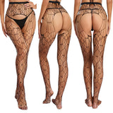 One Piece Pants Sexy lingerie Women Plus Size Tights Stamping Diamonds Crotchless Pantyhose Mesh Hollow Out Legging Stockings