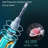 Electric Toothbrush Rotary With Timer Waterproof USB Rechargeable 10 Heads