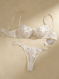 White Sexy Lingerie Set, An Experience of Daily Intimate Life That Is Both Pure and Exudes Allure ZA824031