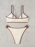 ZTVitality Mid Waist Bikini Women Swimsuit Two-Piece Bathing Suit 2026 New Padded Bra Push Up Swimwear Summer Beachwear Biquini