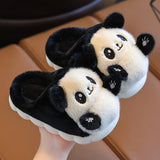 Cartoon Panda Plush Pajamas Robes Anime Adult Nightgown Winter Long Sleeve Night Dress Halloween Party Comfy Kawaii Girl Slipper
