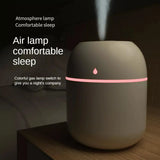 USB Car Humidifier with Color Night Light - Portable Cold Mist Sprayer and Fragrance Oil Diffuser for a Refreshing Drive Amagi
