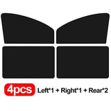 Car Magnetic Window Sunshades With 4/2pc UV Protection Function Privacy Sunshade Window Cover Middle Plate Privacy Curtain amagi