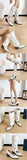 Vintage Y2k Slouchy Knee High Western Boots Women Chunky Block Heel Summer Cowboy Knee High Boots Motorcycle Boots Shoes