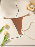 Minimalist and versatile hot selling sexy women's underwear oversized thong invisible underwear suitable for full dressing C2341