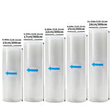 Vacuum Sealer Bags Rolls for Food Commercial Grade BPA Free Puncture Prevention Great for Sous Vide Cooking