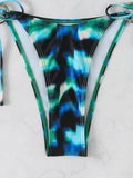 Halter Triangle String Bikinis 2026 Women Sexy Ring Linked Swimsuit Printed Swimwear Female Bathers Bathing Swimming Swim Suit