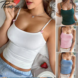 Phantasy Y2k Basic Solid Color Women's Vest Sweet Slim Sleeveless Top Lady Spring Summer Women's Homewear Vestido Vest 2026