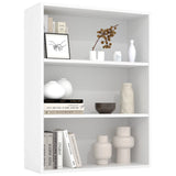 JHK Four Tier Wooden Floor Standing Open Bookshelf For Living Room Home Office