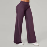 Women Straight Yoga Leg Bottoms Soft Stretchy Fabric Women's Yoga Pants GYM Sweat-Wicking Properties Running Sport Trousers