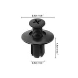 Car Bumper Fender 8mm Hole 1000/500/50Pcs Plastic Rivets Fastener Screw Door Trim Panel Retainer Fastener Clips Car Accessories
