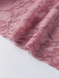 Summer Women Mini Skirts Floral Lace Sheer Elastic Waist A-line Skirt for Beach Vacation Club Cover-ups Streetwear