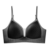 Push Up Bra for Small Chest U Back Seamless Wireless Summer Thin Gather Side Support Anti Sagging Comfortable Bralette MOYISU AB