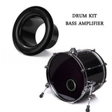 1/2PCS Bass Drum Enhancer Port Insert Enhancement Hole Drum Bottom Microphone Bass Voice Amplifier Kick Booster Drum Accessories