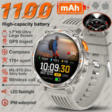 2026 New T-Rex3 Pro GPS Tracker Smartwatch Men 120-Day Standby 1100mAh Clock Rugged Outdoor Sport 10ATM Waterproof Call Watches