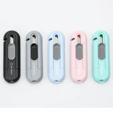 5 pcs Utility Knife Box Cutters Retractable Letter Opener Sharp Cartons Cardboard Razor Knife for House Smooth Mechanism Perfect