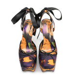 New Design Platform Women High Heeled Sandals for Woman's Square Toe Butterfly-Knot Ankle Riband Thin Heels Shoes Mujer Pumps