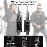 Professional UHF Wireless Microphone Converter Wireless System XLR Transmitter and Receiver Support 0V 48V Mics