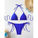 Sexy Micro Bikini Women Two-Piece Swimsuit Triangle Swimwear Woman 2026 Bathing Suit Solid Color Bikinis Sets String Beach Wear