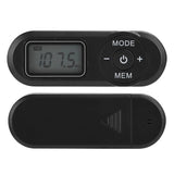 DSP Mini Portable 1.1inch LCD Digital FM Radio Music Player Black with Earphone